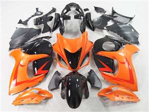 Motorcycle Fairings Kit - 2008-2020 Suzuki GSX1300R Hayabusa Orange/Black OEM Style Fairings | NSH0817-1