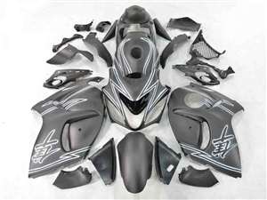 Motorcycle Fairings Kit - Matte/Airbrush Detail 2008-2020 Suzuki GSX1300R Hayabusa Fairings  | NSH0817-24