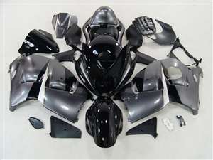 Motorcycle Fairings Kit - Charcoal Silver 1999-2007 Suzuki GSXR 1300 Hayabusa Motorcycle Fairings | NSH9907-107