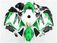 Motorcycle Fairings Kit - Metallic Green/White 1999-2007 Suzuki GSXR 1300 Hayabusa Motorcycle Fairings | NSH9907-77