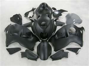 Motorcycle Fairings Kit - Satin Black 1999-2007 Suzuki GSXR 1300 Hayabusa Motorcycle Fairings | NSH9907-85