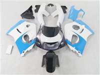 Motorcycle Fairings Kit - 1996-2000 Suzuki GSXR 600 750 SRAD Sky Blue/White Fairings | NSS9600-15