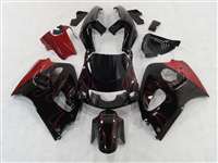 Motorcycle Fairings Kit - 1996-2000 Suzuki GSXR 600 750 SRAD Red Flame Fairings | NSS9600-2