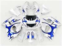 Motorcycle Fairings Kit - 1996-2000 Suzuki GSXR 600 750 SRAD Blue Tribal Fairings | NSS9600-24