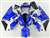 Motorcycle Fairings Kit - 2000-2001 Yamaha YZF R1 OEM Blue Style Fairings | NY10001-2