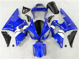 Motorcycle Fairings Kit - 2000-2001 Yamaha YZF R1 OEM Blue Style Fairings | NY10001-2