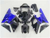 Motorcycle Fairings Kit - Electric Blue Flames 2000-2001 Yamaha YZF R1 Motorcycle Fairings | NY10001-27