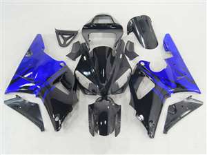 Motorcycle Fairings Kit - Electric Blue Flames 2000-2001 Yamaha YZF R1 Motorcycle Fairings | NY10001-27