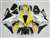 Motorcycle Fairings Kit - 2002-2003 Yamaha YZF R1 White/Yellow OEM Style Fairings | NY10203-10