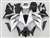 Motorcycle Fairings Kit - White/Black 2002-2003 Yamaha YZF R1 Motorcycle Fairings | NY10203-6