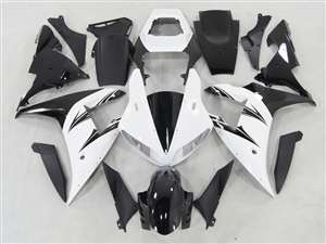 Motorcycle Fairings Kit - White/Black 2002-2003 Yamaha YZF R1 Motorcycle Fairings | NY10203-6