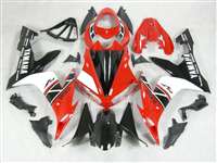 Motorcycle Fairings Kit - 2004-2006 Yamaha YZF R1 White/Red OEM Style Fairings | NY10406-18