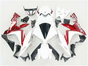 Motorcycle Fairings Kit - 2004-2006 Yamaha YZF R1 Metallic Red/White Fairings | NY10406-32