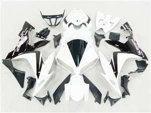 Motorcycle Fairings Kit - 2004-2006 Yamaha YZF R1 Black/White Fairings | NY10406-34