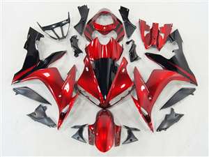 Motorcycle Fairings Kit - 2004-2006 Yamaha YZF R1 Deep Red Fairings | NY10406-37