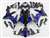 Motorcycle Fairings Kit - Blue Tribal 2004-2006 Yamaha YZF R1 Motorcycle Fairings | NY10406-6