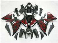 Motorcycle Fairings Kit - 2009-2011 Yamaha YZF R1 Flaming Red Fairings | NY10911-12