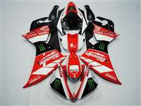 Motorcycle Fairings Kit - 2012-2014 Yamaha YZF R1 Milwaukee Race Fairings | NY11215-2