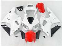 Motorcycle Fairings Kit - 1998-1999 Yamaha YZF R1 White/Red Fairings | NY19899-1