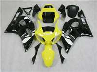 Motorcycle Fairings Kit - 1998-1999 Yamaha YZF R1 Black yellow white Fairings | NY19899-15