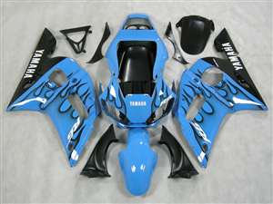 Motorcycle Fairings Kit - 1998-1999 Yamaha YZF R1 Blue/Black Fairings | NY19899-6