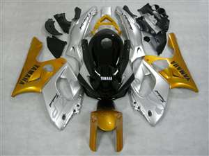 Motorcycle Fairings Kit - 1997-2007 Yamaha YZF 600R Gold Fairings | NY69707-16