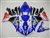 Motorcycle Fairings Kit - 2012-2014 Yamaha YZF R1 Blue/White/Black Custom Fairings | R12143