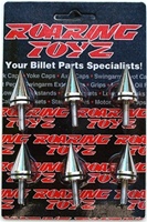 Chrome Spiked Billet Windshield Six (6) Piece Screw Kit