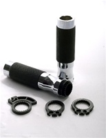 Chrome Handlebar Grips