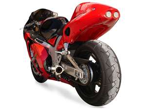 Hotbodies SUZUKI Hayabusa (07) ABS Undertail w/ built in LED brake/signal lights - Candy Sonoma Red