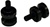 SWINGARM SPOOLS (2 PACK) Anodized Black Aluminum (Product code: SAS101BL)