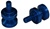 SWINGARM SPOOLS (2 PACK) Anodized Blue Aluminum (Product code: SAS201BU)