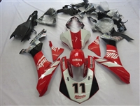 Yamaha YZF-R1 '15-'17 Milwaukee Red/White Fairings