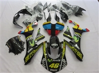 Yamaha YZF-R1 '15-'17 Black Movistar Fairings