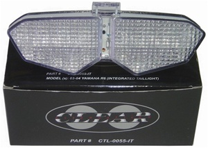 YAMAHA R6s (05-08), R6 (03-05) CLEAR INTEGRATED TAIL LIGHT (Product code: YTL-0055IT)
