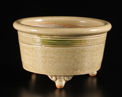 Youzan, (Eimei)Tokoname bonsai pot - Artist ; Shimizu Hideaki