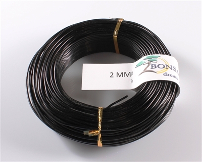 2 MM ANODIZED BLACK BROWN ALUMINIUM WIRE