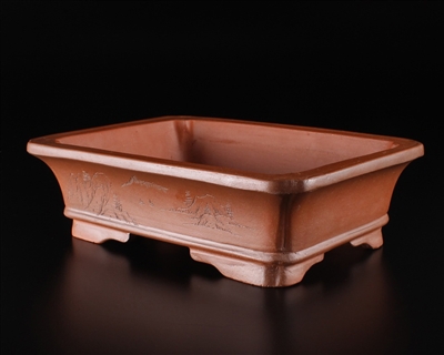 Yixing bonsai pots,Master-line unglazed bonsai pots