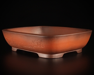 Yixing bonsai pots,Master-line unglazed bonsai pots