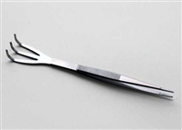 STAINLESS STEEL RAKE WITH TWEEZERS