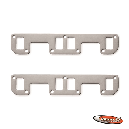 PN 13-005 -- Buick, V8, OHV, 350 ('68-'81), 1-5/16"w x 2-1/16"h Square Port, Manifold or Headers, 2/Set