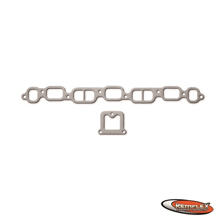 PN 2034 -- Chevrolet, L6, 194ci, 215ci, 230ci, 250ci, 292ci, (Various engines/years), Combination Intake & Exhaust (Plenum Gasket Included),Manifold or Headers, 2 Piece Set