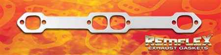 PN 2081 -- GM AFR® Small Block Chevy  REMFLEX®  Header Gasket Port Size: 1.465 HT x 1.570 WD Fits: All AFR® 23 Degree Cylinder Heads   Non-Spread Port / Non-LSX, 2/Set