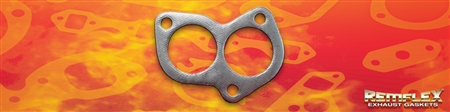 PN 21-003--Volvo - 2-into-1 Down Pipe Gasket.  Fits: L6/3.0L ('69-'75), L4/2.0L ('69-'75), L4/2.1L ('76-'85), L4/2.3L ('81-'95), 1(ea)