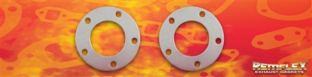 PN 22-003-- Marine Exhaust Gasket, 2-1/2" ID x 4-5/8" OD, 5 (13/32") Bolt Holes on a 3-3/4" Bolt Circle, 2/Set