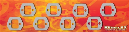 PN 3052 --  Ford - V8, Windsor Small Block Single Port Gasket, 1-3/8 X 1-5/8 W/ 2" Bolt Spacing, 8/Set