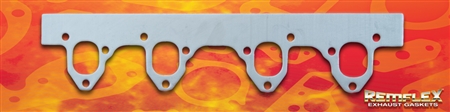 PN 3087 -- FORD V8 REMFLEX®  FE Header Gasket Edelbrock® Pro Port Bolt Pattern,12 Bolt (3 Bolt Holes Per Port) Port Size: 1.512" Wide x 1.856" Tall  (5/8" Radius Corners) 2/Set