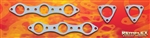 PN 41-001 --  ASTON MARTIN L6/6 Cylinder Exhaust Manifold/Header Gasket Set Fits: Models "DB4", "DB5", "DB6", & "DBS6" 2pcs to Manifold (Part "A") & 2pcs to Down Pipe (Part "B") 4 Piece Set