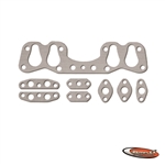 PN 7010 -- Toyota L4 - 2.4L "22R","22RE", "22REC" ('85-'95), 1-7/16" x 2-3/8" Egg-Shaped Port, (7 Piece EGR and AIR TUBE Gasket Assortment Included), Manifold Applications, 8 Pc Set