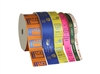 Custom Foil Stamped 3 inch flat ribbon